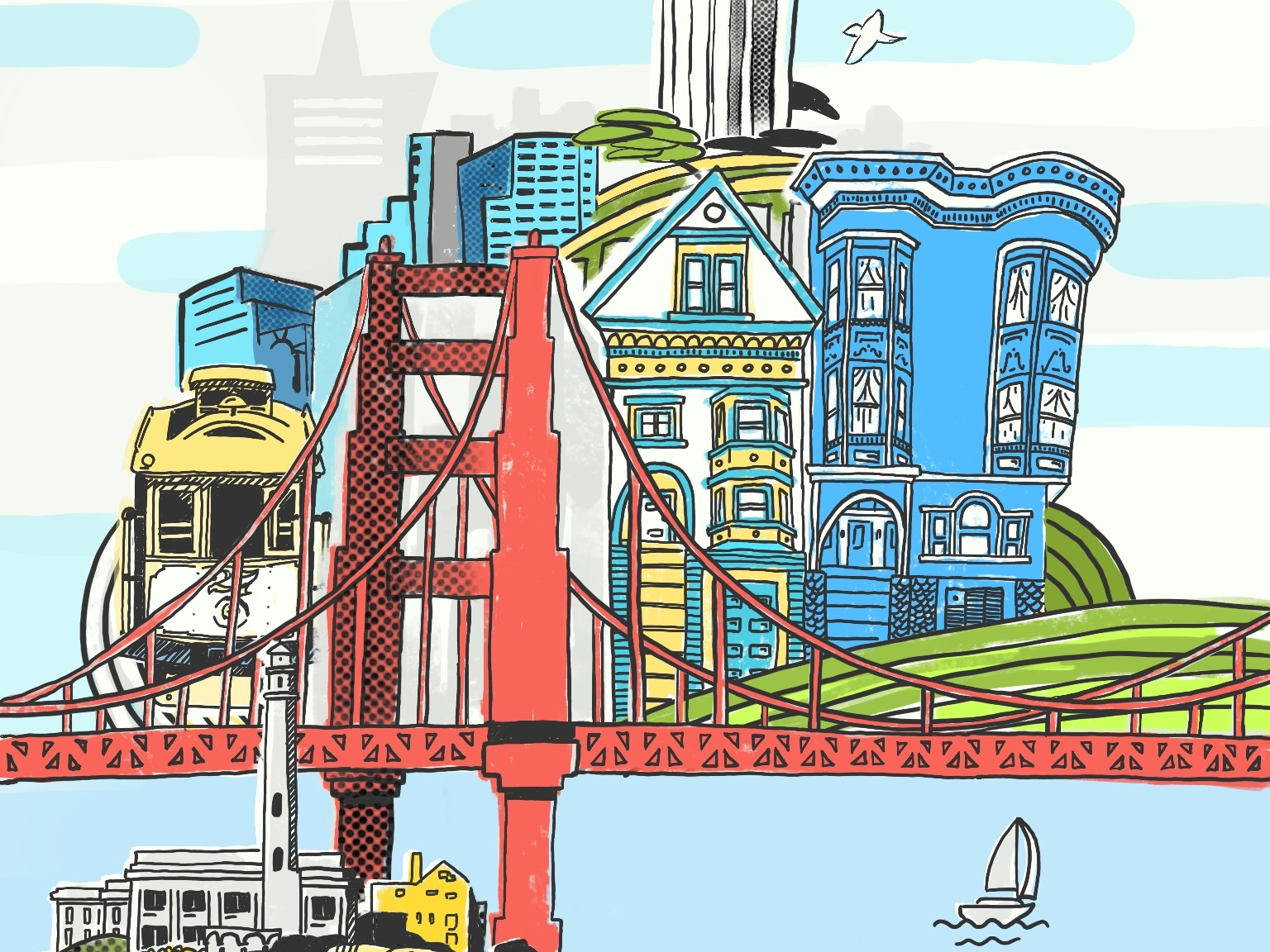 San Francisco by Brian Spencer St John on Dribbble