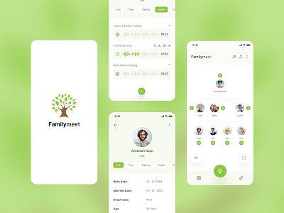 Familymeet - Family Tree App Concept