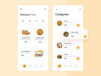 Foodmo - Food Delivery App Design