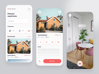 Home Rental App UI Design by Abdullah Sajol 🚀 on Dribbble