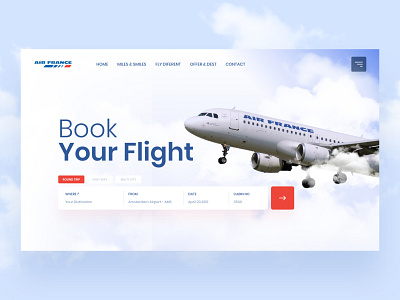 Air France - Landing Page