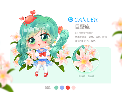 Cancer 品牌 插图 设计