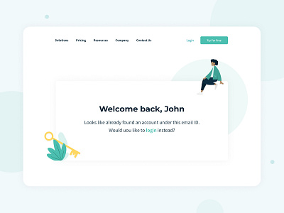 Login Page Illustrations