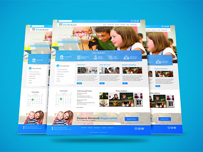 PreSchool Website Design education html preschool school template webdesign