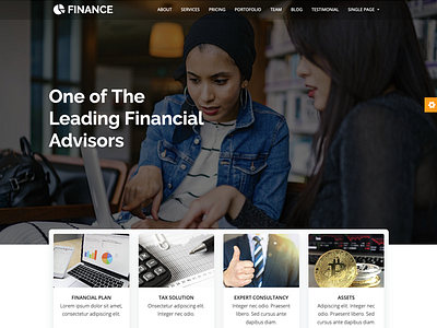Finance - Multipurpose Business Responsive HTML Site Template