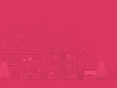 ... and header (wip) building city illustration web