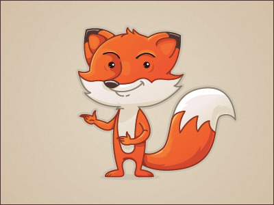 Fox fox illustration vector