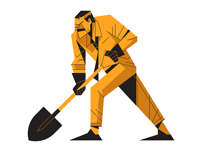 Man With Shovel