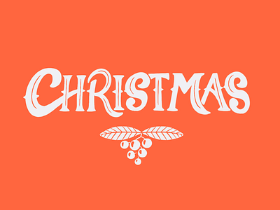 Christmas lettering