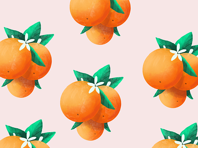 Pattern flora illustration illustration pattern orange orange illustration pattern tropical