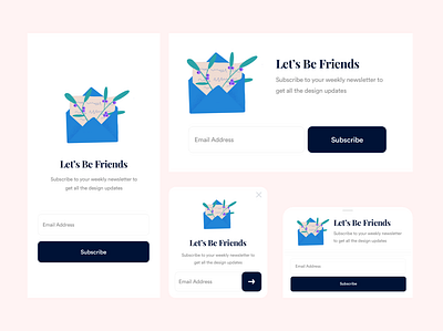 Newsletter adobexd dailyui illustration newsletter newsletter design ui uidesign uiux uiux design ux uxdesign
