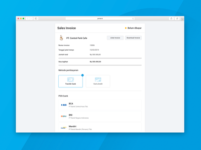 Jurnal Pay - Payment Method accounting app application design form invoice payment payment app payment method payments ui ui design uidesign uiux user experience user interface user interface design ux web website