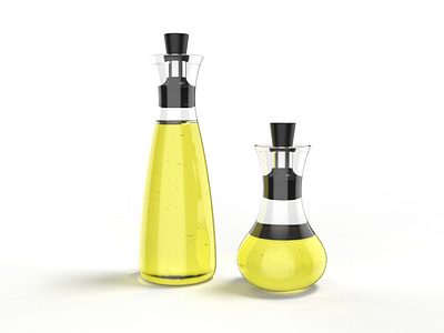 Olive Oil Bottle 3d design keyshot modeling packaging product rendering rhinoceros