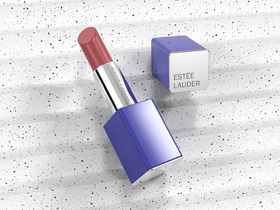 Estee Lauder Lipstck 3d 3dmodeling beauty branding cgi cosmetics design keyshot makeup modeling product rendering rhino3d rhinoceros