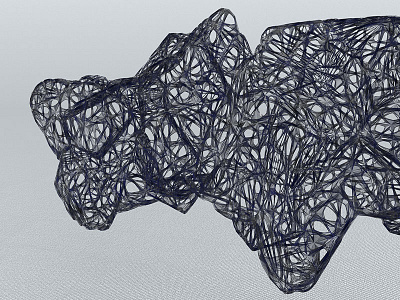 Voronoi Cloud 3d fashion jewelry keyshot parametric rendering rhinoceros