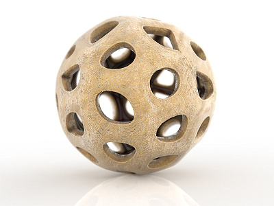 parametric ball 3d design modeling parametric product rendering