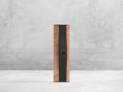 Speaker 3d art design designer keyshot modeling product product branding rendering rhinoceros tech company tech design technology texture wood