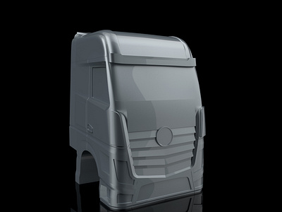 Mercedes Benz truck 3d 3dmodeling 3drendering automotive brand design industrialdesign keyshot modeling rendering rhino3d rhinoceros