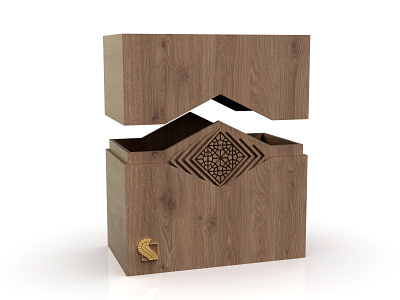 TARISHE ( BOX DESIGN ) 3d 3d art 3d artist 3dmodel 3dmodeling 3drendering brand cgi gift box keyshot logo luxury rendering rhinoceros