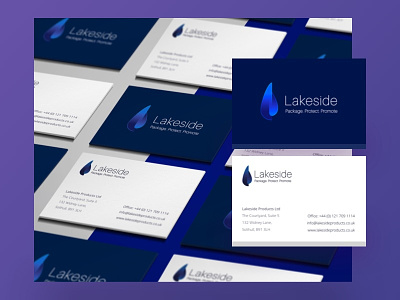 Lakeside Branding business cards design graphic design business card identity inspiration logo mock up mock up branding