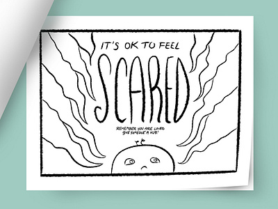 It's OK to FEEL coloring book  - Scared