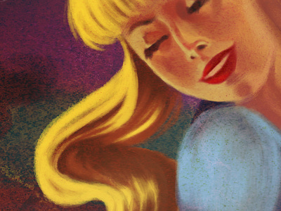 WIP: Red Scare #2 illustration painting