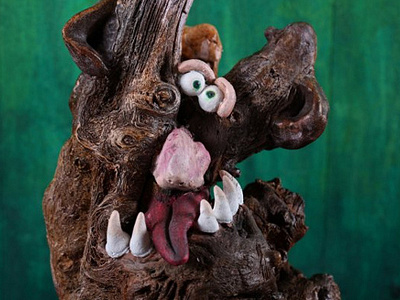 Forest Spirit animation clay forest spirit monster stopmotion woodworking