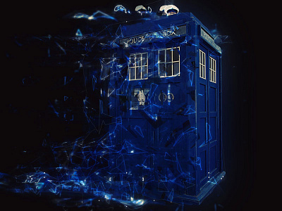 Tardis fan art doctor who fan art photoshop tardis vector