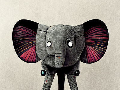 Elephant mech study 002 elephant illustration robot