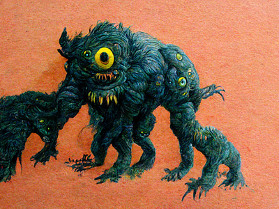 badly designed monsters illustration