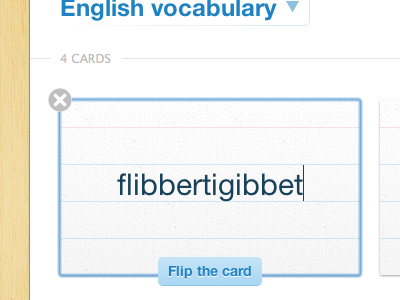 Flashcards card flashcard learning