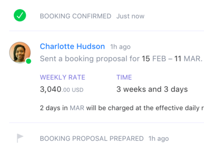 Booking Proposal