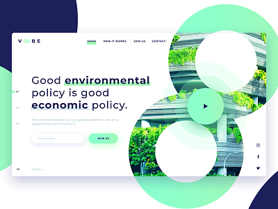 Green Voobe Landing Page