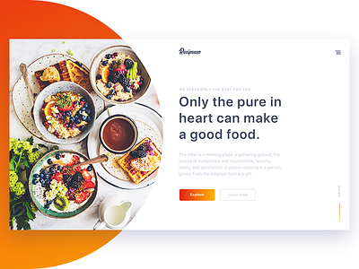 Recipeano Landing Page