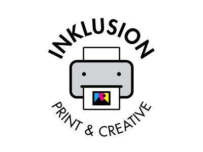 Inklusion Print & Creative design graphic logo print printer type