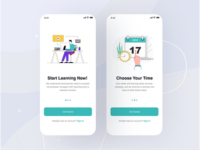 App Welcome Screen by Saad Khan UI/UX on Dribbble