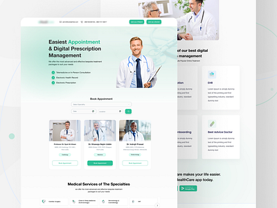 Online Healthcare Web UI
