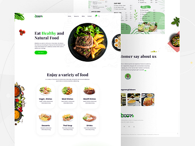 Restaurant Website UI. bd designer bd resturent bestrestaurant food template freelancer khilgoun mobile apps restaurant saad khan saadkhan saadkhanuiux three doors threedoors toptal