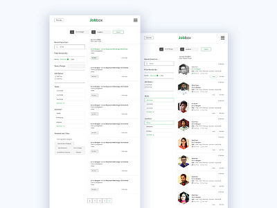 Jobbox design flat job jobbox material new saad khan search template ui ux