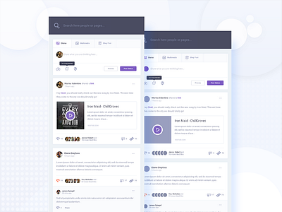 Social UI by Saad Khan UI/UX on Dribbble