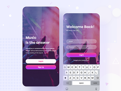 Music App UI.