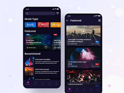 Music App UI. android app ios minimal. mobile apps music app music app ui music player new saad khan saadkhanuiux ui ux