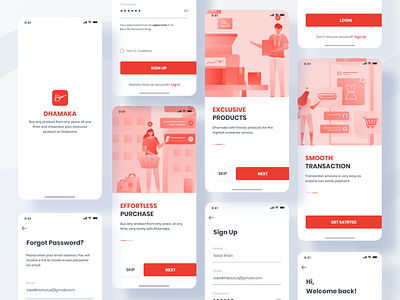 Dhamaka E-commerce App UI Kit.