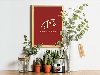 Cavalcata Design branding design equestrian equine graphic design logo logo design marketing pony