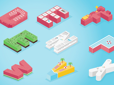 Isometric Type ae aftereffects alphabet alphabet typography illustration isometric isometric type type