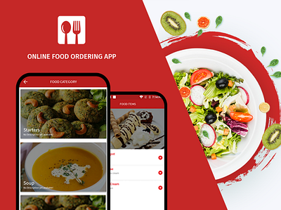 Online Food Ordering app branding graphic design online food ordering app ui ux