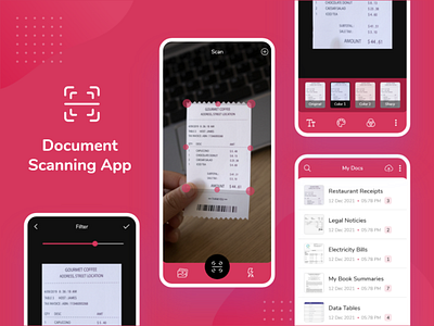 Document Scanning App document scanning document scanning app graphic design ui