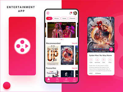 Entertainment App Development entertainment graphic design ui