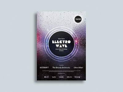 Electro Wave / Music Poster