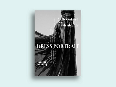 Dress Portrait Poster abstract affiche concept fashion graphic design minimal poster poster design simple